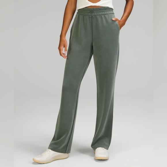lululemon athletica Pants - lululemon softstreme high-rise straight leg pant smoked spruce